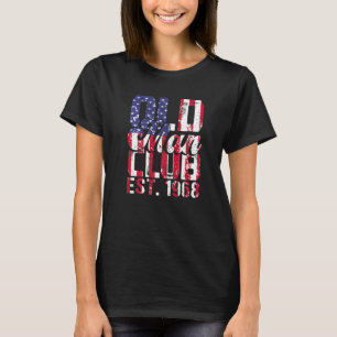 T-shirt Hommes 1968 Anniversaire Old Man Club Est 1968 Re