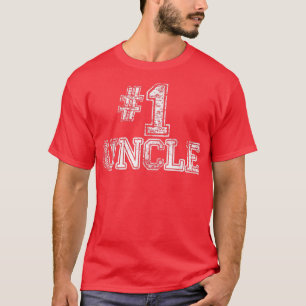 T-shirt Hommes 1 oncle TNumber Une Fête des pères Cadea