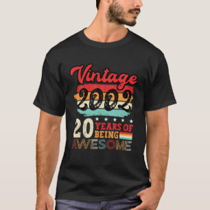T-shirt Hommes 20E Anniversaire Cool Idée Anniversaire 20