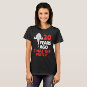 T-shirt Hommes 20e Anniversaire Gag Sperm 20 Ans De Fantas (Devant entier)