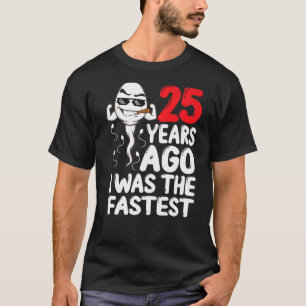 T-shirt Hommes 25e Anniversaire Gag Robe Il Y A 25 Ans J'É