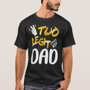 T-shirt Hommes 2e anniversaire Hip hop Thème Deux Legit Pa