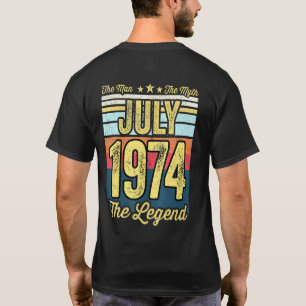T-shirt Hommes 47e anniversaire L'homme Le mythe La légend