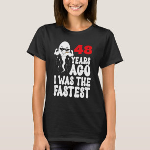 T-shirt Hommes 48e Anniversaire Gag robe 48 Ans J'Étais La