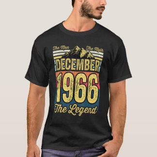 T-shirt Hommes 55e anniversaire L'homme Le mythe La légend