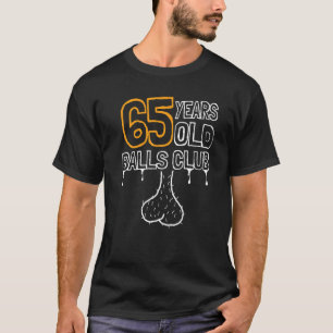 T-shirt Hommes 65e anniversaire Old Balls Club 65 ans d'Aw