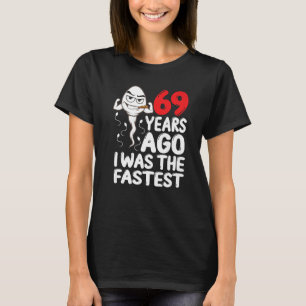 T-shirt Hommes 69ème Anniversaire Gag Robe Il Y A 69 Ans J