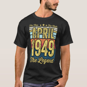 T-shirt Hommes 72e anniversaire L'homme Le mythe La légend
