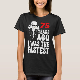 T-shirt Hommes 75e Anniversaire Gag robe Il Y A 75 Ans J'É