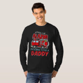 T-shirt Hommes Alarme Je vais être papa Papa Papa Papa Pap (Devant entier)