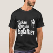 T-shirt Hommes Alaskien Malamute Chien Papa, Malamute Chie (Devant)