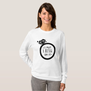 T-shirt Hommes amusants engagés dans le mariage