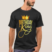 T-shirt Hommes Anniversaire King Crown Boy Ado Squad Party (Devant)