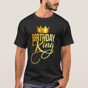 T-shirt Hommes Anniversaire King Crown Boy Ado Squad Party