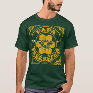 T-shirt Hommes apiculteur Père Papa Papa Papa Papa Honey a