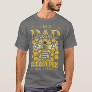 T-shirt Hommes apiculteur père père père Fête des pères mi