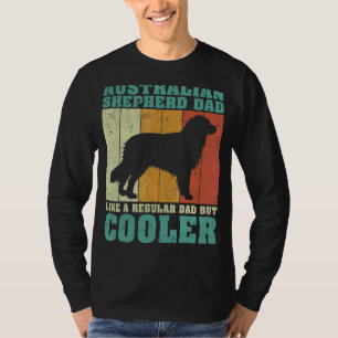 T-shirt Hommes Australian Shepherd Papa Comme Un Père Régu