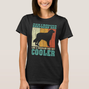 T-shirt Hommes Australian Shepherd Papa Comme Un Père Régu