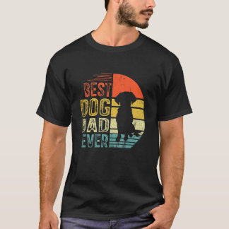 T-shirt Hommes Beagle Vintage Meilleur Chien Papa Jamais F