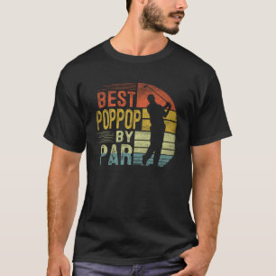 T-shirt Hommes Best Pop Pop Par Par Papa Père Fête Golf