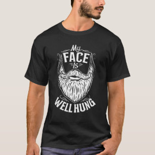 T-shirt Hommes bien Hung Porté Papa Beard Porté Plein
