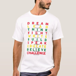 T-shirt Hommes Black History Pride Dream Comme Martin Amer