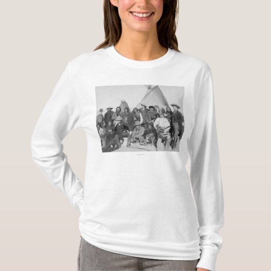 T-shirt Hommes blancs (Buffalo Bill y compris) et Lakota 3 (Devant)