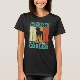 T-shirt Hommes Bluetick Coonhound Papa Comme Un Père Régul