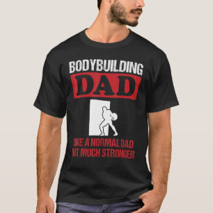 T-shirt Hommes Bodybuilding Papa Dit Medicine Ball Exercic