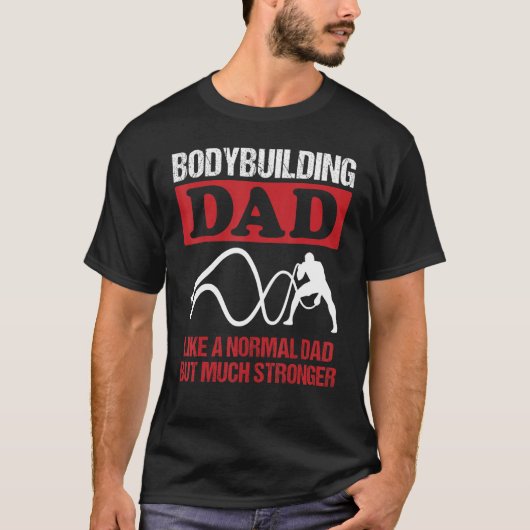 T-shirt Hommes Bodybuilding Papa Dit Rope Swing Exercice S (Devant)