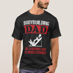 T-shirt Hommes Bodybuilding Papa Slogan Leg Force de la pr