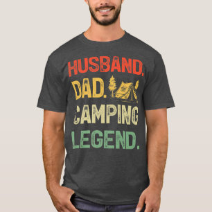 T-shirt Hommes Camping Amoureux Amusant Mari Amusant Papa