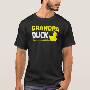 T-shirt Hommes Caoutchouc Canard Canard Grand-père Canard