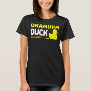 T-shirt Hommes Caoutchouc Canard Canard Grand-père Canard
