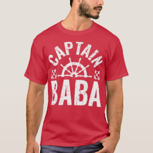 T-shirt Hommes Capitaine Baba Propriétaire de bateau Lac B