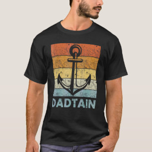 T-shirt Hommes Capitaine Papa Homme Mythe Papa Fête des pè