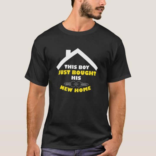 T-shirt Hommes Ce Garçon Propriétaire Maison Propriétaire  (Devant)