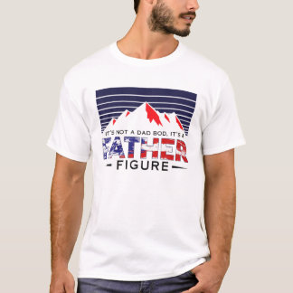 T-shirt Hommes Ce n'est pas un papa Bod C'est un père Figu