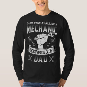 T-shirt Hommes Certaines Personnes M'Appelent Mécanique Pl