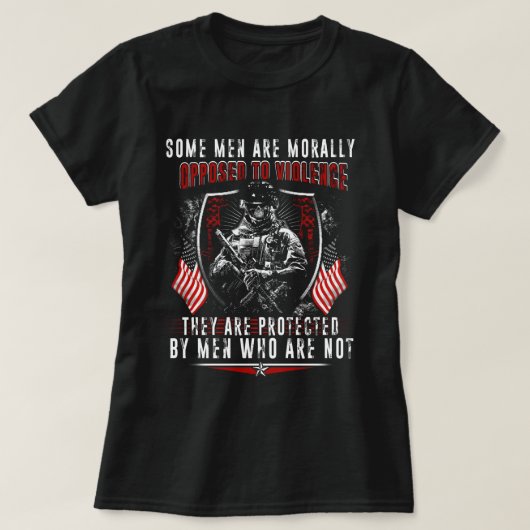 T-shirt Hommes Certains Hommes Sont Moralement Opposés À L (Design devant)