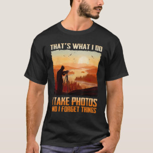 T-shirt Hommes C'est ce que je fais Je prends des photos e
