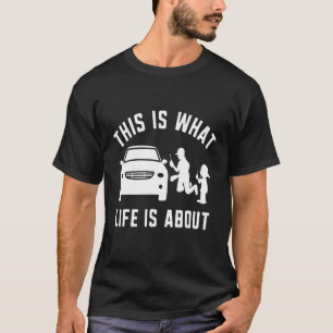 T-shirt Hommes C'est de cela qu'il s'agit dans la vie Papa