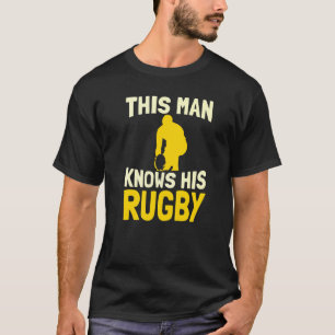 T-shirt Hommes Cet Homme Connaît Son Union De Rugby Team L