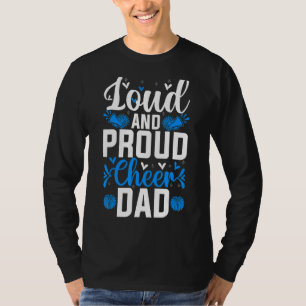 T-shirt Hommes Cheerleader Papa Fier Cheer Papa Pom-pom gi