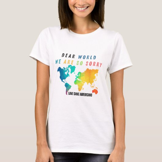 T-shirt Hommes Cher Monde1 (Devant)