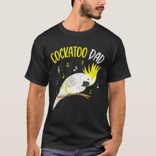 T-shirt Hommes Cockatoo Papa Parrot Oiseaux Hommes