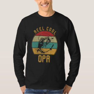T-shirt Hommes Cool réel Opa Pêche papa Fête des pères heu