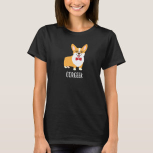 T-shirt Hommes Corgi Geek Corgeek