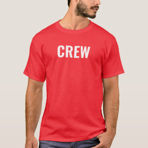 T-shirt Hommes Crew T Shirt Bulle double face imprimé roug