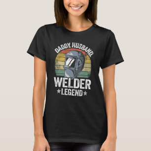 T-shirt Hommes Daddy Mari Welder Legend Metal Worker Vint